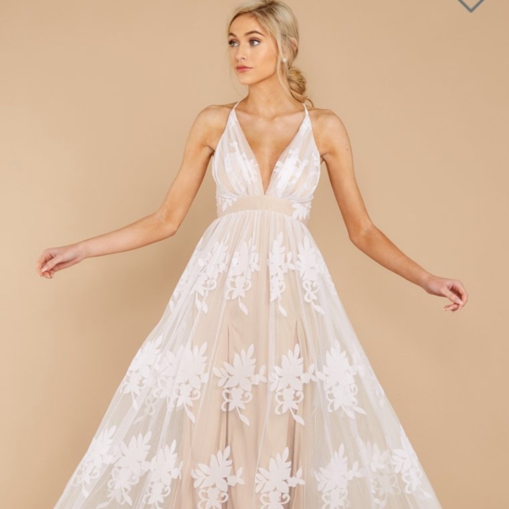 In any event white maxi dress